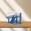 Simhoa Train Track Accessory Montessori Building Educational Railway Station Electric Train Station for Preschool Activity Gift, Dark Blue view 2