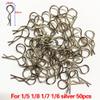 50pcs Rc Car Parts 1/5 1/6 1/7 1/8 1/8 1/12 1/16 Rc Cars Shell Body Clips Pins Housing Latch R Buckles Fixed(Khaki) view 4