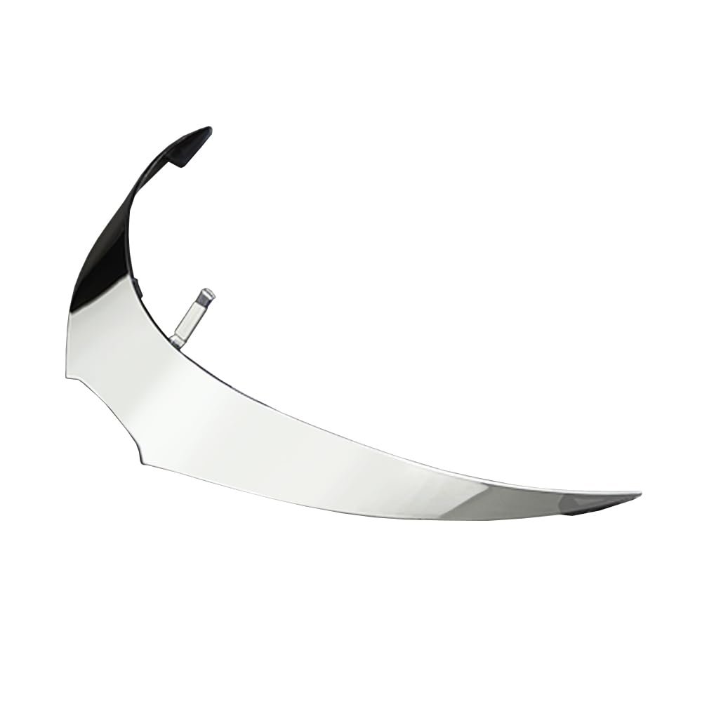 Z8 Motorcycle Helmet Spoiler Replacement,Helmet Rear Spoiler for Z8,RF1400,NXR2,CWR-F2 Helmet Small Tail Spoiler (Silver)