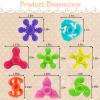 100pcs Bulk-Mini Finger Fidget Spinner Toys, Stress Relief Sensory Toys for Kids Teens Adults, Birthday Party Favors Gifts Christmas Stocking Classroom Prizes Supplies Valentine's Day Gifts view 2