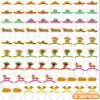 72 PCS Cinco De Mayo Party Supplies, 12 Styles Cinco de Mayo Hats, Colorful Pattern Mexican Cardboard Sombrero Hat for Women, Fiesta Cactus Maracas Accessories for Mexican Carnival Party Supplies view 1
