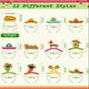 72 PCS Cinco De Mayo Party Supplies, 12 Styles Cinco de Mayo Hats, Colorful Pattern Mexican Cardboard Sombrero Hat for Women, Fiesta Cactus Maracas Accessories for Mexican Carnival Party Supplies view 2
