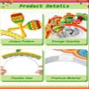 72 PCS Cinco De Mayo Party Supplies, 12 Styles Cinco de Mayo Hats, Colorful Pattern Mexican Cardboard Sombrero Hat for Women, Fiesta Cactus Maracas Accessories for Mexican Carnival Party Supplies view 4