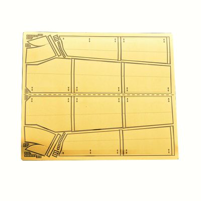 DIY Model Etched Set 1/35 German King Tiger Side Skirt Armor Upgrade Etched Parts