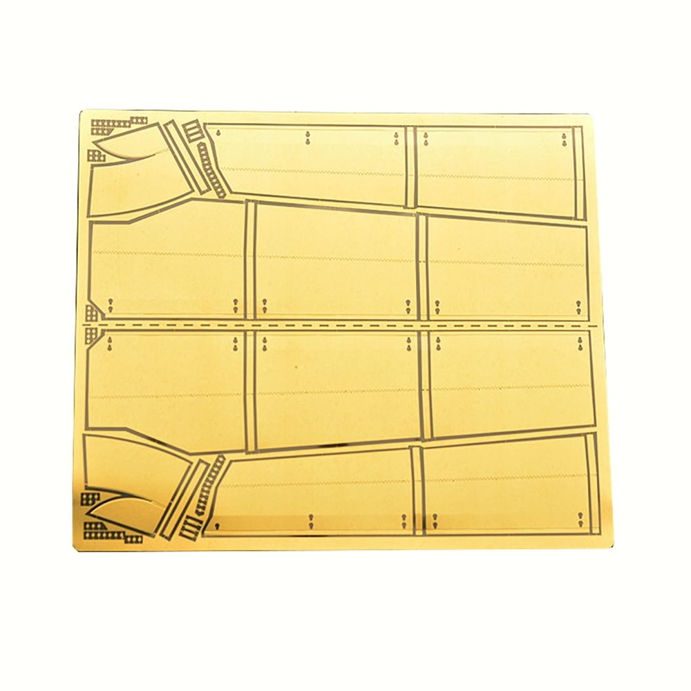 DIY Model Etched Set 1/35 German King Tiger Side Skirt Armor Upgrade Etched Parts