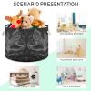 Takiito Mardi Gras Retro Mask Storage Basket for Organizing, Fabric Collapsible Basket with Cotton Rope Handle for Bathroom Laundry Nursery view 4