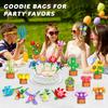 24 Pack Easter Basket Fillers Flowers Party Favors for Kids Building Set - 827PCS Botanicals Succulent 3.6MM Mini Building Blocks Toy for Goodie Bag Stuffer Classroom Prize Gift for Kids Girls Boys 6+ view 2