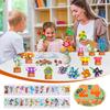 24 Pack Easter Basket Fillers Flowers Party Favors for Kids Building Set - 827PCS Botanicals Succulent 3.6MM Mini Building Blocks Toy for Goodie Bag Stuffer Classroom Prize Gift for Kids Girls Boys 6+ view 3