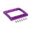 Steering/Winch Dual Servo Mount for 1/10 RC Rigs Crawler Capra SCX10 II Axle Comp TGH Rails LCG Chassis Kit Upgrade Part (Purple Blue Set) view 2