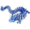 3D Printed Dragon,Chinese Dragon,12inch Flexible Articulated Dragon,Dragon Fidget Toys for Flexible Joints Luck Dragon for Home Office Desk Decoration,ADHD Toys, Surprise Fantasy Gifts(Mech Blue) view 1