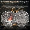 10PCS Skull Dumpster Fire Challenge Coin - The Strongest Steel is Forged Dumpster Fire Coin - Funny Desk Accessories for Work - Hilarious Coworker Go Away Token - Inspirational Gifts for Men Women view 2