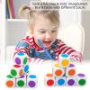 16MM Blank on Each Face D6 Six Sided Dice 20PCS Cube Game Dice Teaching Plastic Cubes for Education Classroom Teaching Mathing Board Game Playing Rolling view 4
