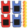 4Set Dodgeball Balls with 8 Sports Balls & 4 Sticky Ball Vest Ball Games with Strap Interactive Throwing Target Game Sticky Balls for Kids Outdoor Playing,Ball Games view 4