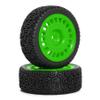 1/10 RC On-Road tires 68mm 4 PCS Rally Tires General Purpose Grip Soft Material Tread For 1:10 Tamiya xv02 Maze Tires Lc Off-Road 94123 Kyosho FW06%t048 (Green, 3) view 3