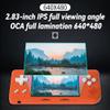 RG28XX Retro Handheld Game Console Game Player 64G TF Card, 2.83 Inch Orange Video Game Console 3100mAh Consoles Preinstalled with 5568+ Games, Support Bluetooth, Multimedia Application and TV Output view 3
