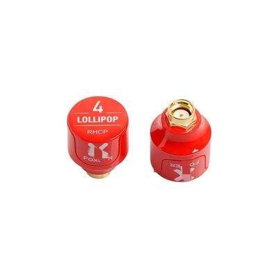 For Foxeer Lollipop 4 For Stubby ant 2.6DBi 5.8G RHCP LHCP FPV SMA RPSMA Micro Mushroom Receiver ant For FPV RC Drone Goggle(2pcs Red RPSMA RHCP)
