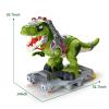 Dinosaur Ride On Toy Cars for Kids, Toddler Electric Ride On Toys with Music, Light & Smoke, Preschool Kids Scooter Foot-to-Floor Walker Indoor Outdoor, Christmas Birthday Gifts for Boys Age 3 4 5 view 2