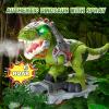 Dinosaur Ride On Toy Cars for Kids, Toddler Electric Ride On Toys with Music, Light & Smoke, Preschool Kids Scooter Foot-to-Floor Walker Indoor Outdoor, Christmas Birthday Gifts for Boys Age 3 4 5 view 3