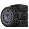 1/10 RC On-Road tires 68mm 4 PCS Rally Tires General Purpose Grip Soft Material Tread For 1:10 Tamiya xv02 Maze Tires Lc Off-Road 94123 Kyosho FW06%t048 (Gray, 3) view 1