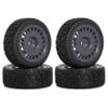 1/10 RC On-Road tires 68mm 4 PCS Rally Tires General Purpose Grip Soft Material Tread For 1:10 Tamiya xv02 Maze Tires Lc Off-Road 94123 Kyosho FW06%t048 (Gray, 3) view 2