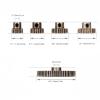 1/10 Scale RC Differential Metal Spur Gear Set 64T Main and 17T 21T 26T 29T Motor Gears for RedCat view 2
