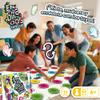 RONDA Tangled Game Family and Friends Board Game Exciting and Fun Twister Style Game, Includes Spinner and Large Play Mat Perfect for Ages 15 and Up view 2