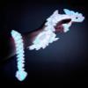 24in Large 3D Printed Dragon with Eyes, Articulated Fidget 3D Printed Animals, Stress Relief 3D Printed Toy for Anxiety & ADHD, Unique Home Office Dcor view 1