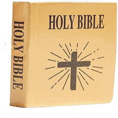 1Pc Mini Bible Pocket Book 1/12 Dollhouse Miniature Book Bookshelf Bedroom Library AccessoriesDollhouse Furniture, Dolls and Accessories,Bollhouse Bookshelf,Miniature Bible,Tiny Bible