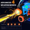 KIZJORYA Kids Toys with Laser Tag Guns Set and 108 PCS Magnetic Building Blocks view 3