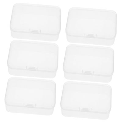 CIYODO Versatile Small Plastic Boxes Game Card Storage Business Card Organizers Mini Plastic Container Lids for