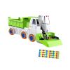 DYNWAVE Construction Vehicle Toy Lift Engineering Car Crane Educational Automatic Bead Sweeper Truck for Kids Birthday Gifts Children, Transport Truck view 1