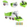 DYNWAVE Construction Vehicle Toy Lift Engineering Car Crane Educational Automatic Bead Sweeper Truck for Kids Birthday Gifts Children, Transport Truck view 4