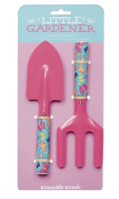 Crocodile Creek Butterfly Rainbow Garden Tools Toy, 1 EA