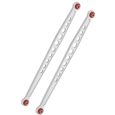 2Pcs RC Rear Suspension Link, Aluminum Alloy Lightweight Rear Suspension Link Rod for UDR 1/7 Remote Control Car (Silver)
