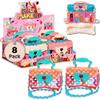 Kids Makeup Kit for Girls  Real Washable Play Cosmetic Set Palette Case, Non-Toxic Pretend Makeup Toys, Perfect Party Favors & Gifts (8 Pack Purse) view 1