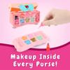 Kids Makeup Kit for Girls  Real Washable Play Cosmetic Set Palette Case, Non-Toxic Pretend Makeup Toys, Perfect Party Favors & Gifts (8 Pack Purse) view 2