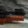 Alipis Miniature Pagoda Bridge Figurine Traditional Asian Decor for Bonsai and Fish Tank Ornaments for Landscape Designs view 3