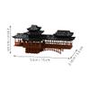 Alipis Miniature Pagoda Bridge Figurine Traditional Asian Decor for Bonsai and Fish Tank Ornaments for Landscape Designs view 4