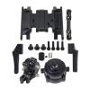 RC Car Repair Kit for SCX10 II 1/10 RC Car Crawler 90046 Chassis Front Mount Planetary Transmission Transfer Case Skid Plate Drive Shaft Gearbox Set(Black) view 2
