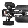 RC Car Repair Kit for SCX10 II 1/10 RC Car Crawler 90046 Chassis Front Mount Planetary Transmission Transfer Case Skid Plate Drive Shaft Gearbox Set(Black) view 3
