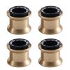 4Pcs Brass Clamp Ring Metal 1.0 Wheel Rim Wheel Hub for FMS FCX24 Max for SMA-sher 1/24 RC Crawler Car Upgrade Accessories,1 view 2