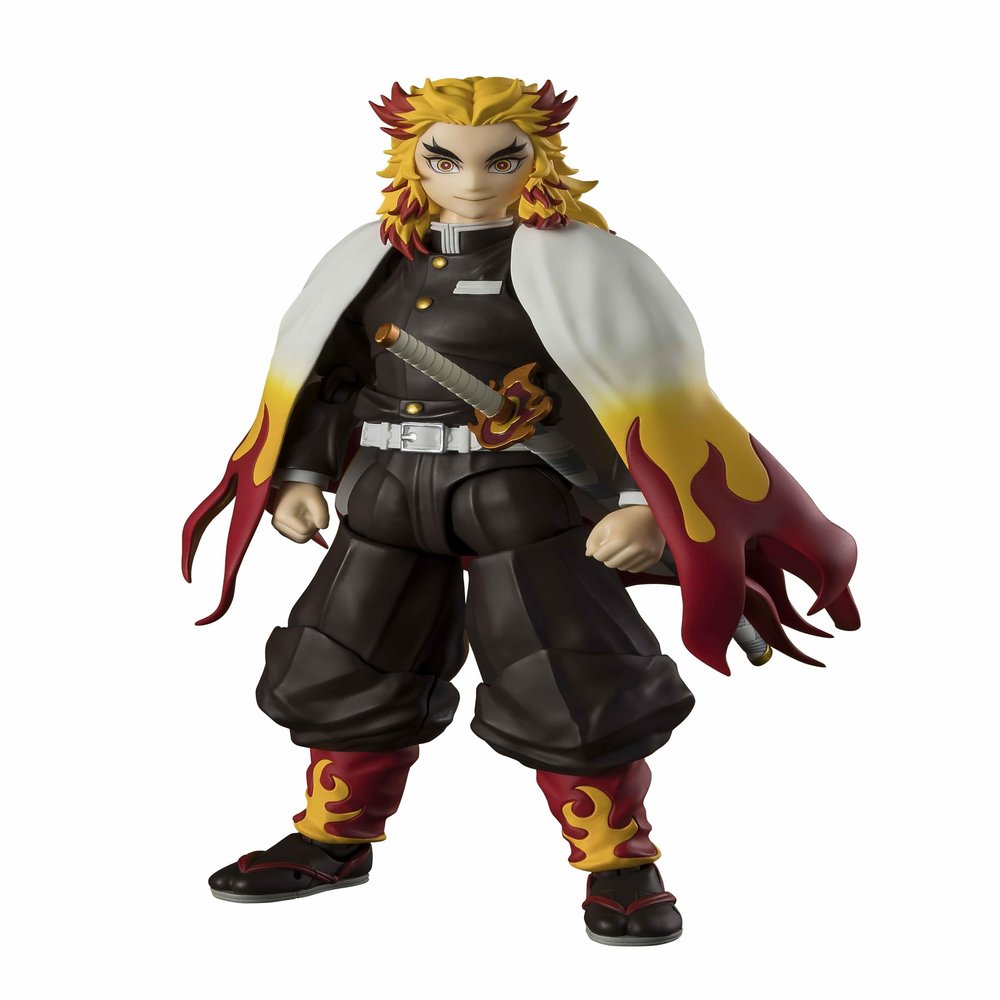 TAMASHII NATIONS - Demon Slayer: Kimetsu no Yaiba - Kyojuro Rengoku S.H.Figuarts Action Figure