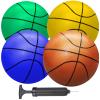 ABAJI Mini Basketballs 5" Toy Ball with Pump Needle Durable Material for Mini Hoop Toddlers Kids Teenagers for Pool Indoors Outdoors view 1