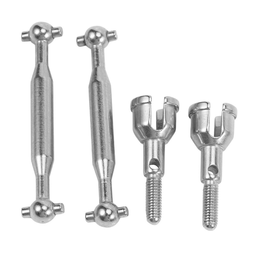 2Set Metal Rear Drive Shaft Compatible with SG 1603 SG 1604 and Similar 1/16 RC Vehicles