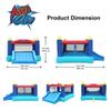 Action Air Bounce House, Inflatable Bouncer with Air Blower, Jumping Castle with Slide, Family Backyard Bouncy Castle, Durable Sewn with Extra Thick Material, Idea for Kids (Blue) view 2