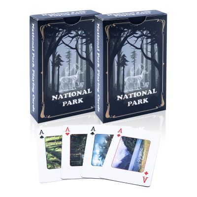 2 Decks National Park Playing Cards, National Parks Cards Game, National Park Flash Cards, National Park Poker Cards, National Park Deck of Cards, National Park Flashcards, Nature Themed Gifts Cards