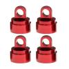4pcs Metal Big Bore Shock Absorber Shock Caps 2667 For 1/10 For Trax-xas Slash 2WD 4X4 VXL For Rustler For Stampede RC Car Parts replacement part(Red) view 2