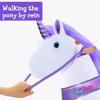 PonyCycle Ride on Unicorn Horse Cowgirl Purple Reins, fit of Model X and Model Y/U/E. view 2
