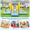 BOUNTECH Inflatable Bounce House with Ball Pit, Long Slide & Tunnel Bouncy House for Kids Aged 3+ Backyard Party Fun, Kids Bounce House with Slide for Boys Girls Indoor Outdoor Birthday Party Gift view 2