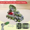 EKU EASYKU BP201-1 Remote Control Dinosaur Toys, WT889-R15 Take Apart Radar Truck view 3